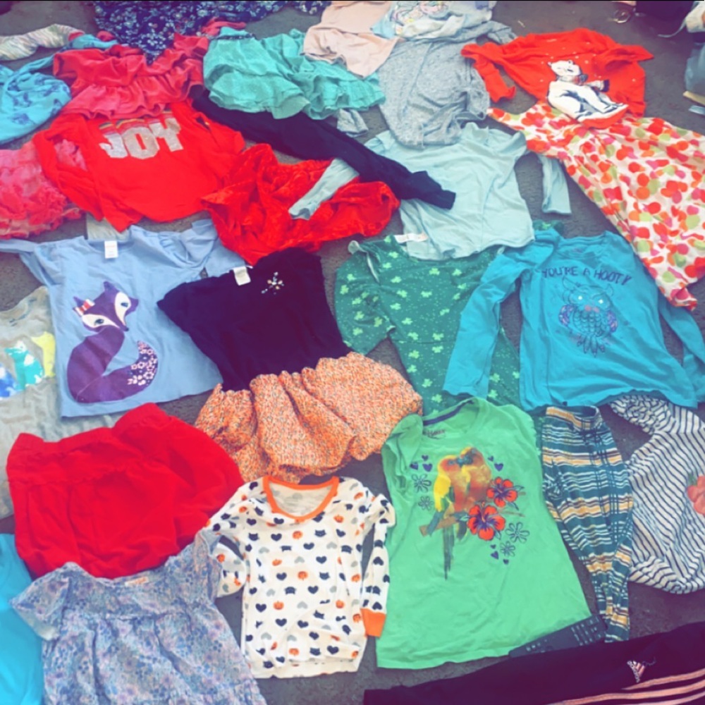 Tons of girl size 7/8 clothes